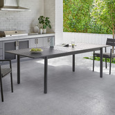 Temple &amp; Webster 8 Seater Kamari Extendable Outdoor Dining Table
