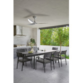 Temple &amp; Webster 8 Seater Kamari Extendable Outdoor Dining Table