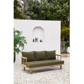 Temple &amp; Webster Bellambi Acacia Wood Outdoor Daybed