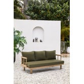 Temple &amp; Webster Bellambi Acacia Wood Outdoor Daybed