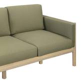 Temple &amp; Webster 5 Seater Olive Green River Outdoor Modular Sofa Set