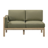 Temple &amp; Webster 5 Seater Olive Green River Outdoor Modular Sofa Set