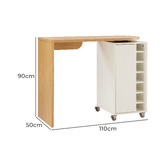 Temple &amp; Webster Austin Kitchen Island Trolley