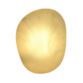 Temple &amp; Webster Corbin Alabaster-look LED Wall Light
