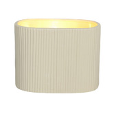Temple &amp; Webster Halcyon Ceramic Fluted Wall Light