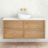 Temple &amp; Webster Cali 1200mm Wall Hung Single Vanity