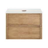 Temple &amp; Webster Cali 750mm Wall Hung Single Vanity