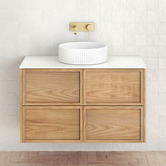 Temple &amp; Webster Cali 900mm Wall Hung Single Vanity