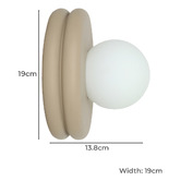 Temple &amp; Webster Fowler Stacked Wall Light