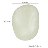 Temple &amp; Webster Corbin Alabaster-look LED Wall Light