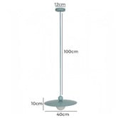 Temple &amp; Webster Koa Metal Pendant Light