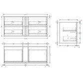 Temple &amp; Webster Cali 1200mm Wall Hung Single Vanity
