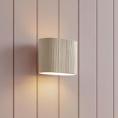 Temple &amp; Webster Halcyon Ceramic Fluted Wall Light