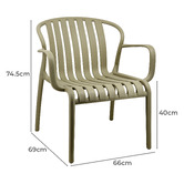 Temple &amp; Webster 2 Seater Drift Outdoor Bistro Set