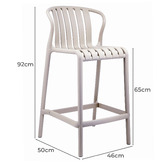 Temple &amp; Webster 65cm Drift Outdoor Bar Stools