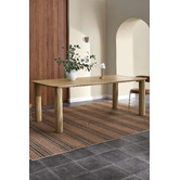 Temple &amp; Webster Tara Mango Wood Dining Table