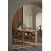 Temple &amp; Webster Tara Mango Wood Dining Table