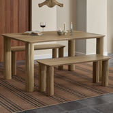 Temple &amp; Webster Tara Mango Wood Dining Table
