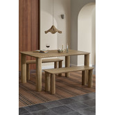 Temple &amp; Webster Tara Mango Wood Dining Table