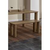 Temple &amp; Webster Tara Mango Wood Dining Bench