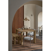 Temple &amp; Webster Tara Mango Wood Dining Table