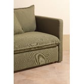 Temple &amp; Webster 3 Seater Forest Green Hayman Alfresco Sofa