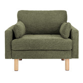Temple &amp; Webster Oslo 3 Seater Upholstered Sofa &amp; Armchair Set