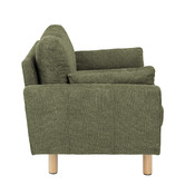 Temple &amp; Webster Oslo 3 Seater Upholstered Sofa &amp; Armchair Set