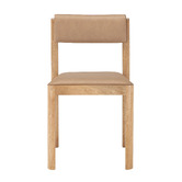 Temple &amp; Webster Alex Solid Oak Wood Dining Chairs
