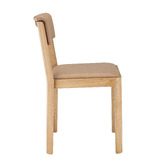 Temple &amp; Webster Alex Solid Oak Wood Dining Chairs