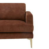 Temple &amp; Webster Darya 3 Seater Velvet Sofa