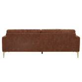 Temple &amp; Webster Darya 3 Seater Velvet Sofa
