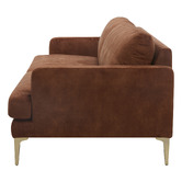 Temple &amp; Webster Darya 3 Seater Velvet Sofa