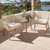 Temple &amp; Webster 2 Seater Tropic Outdoor Bistro Set