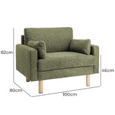 Temple &amp; Webster Oslo Upholstered Armchair