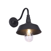 Temple &amp; Webster Melrose Gooseneck Outdoor Wall Light