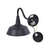 Temple &amp; Webster Melrose Gooseneck Outdoor Wall Light
