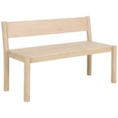 Temple &amp; Webster Andie Eucalyptus Wood Garden Bench