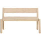 Temple &amp; Webster Andie Eucalyptus Wood Garden Bench