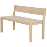 Temple &amp; Webster Andie Eucalyptus Wood Garden Bench