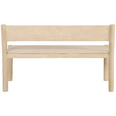 Temple &amp; Webster Andie Eucalyptus Wood Garden Bench