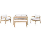 Temple &amp; Webster 6 Seater Bayview Outdoor Lounge Dining Set