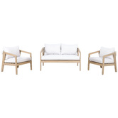 Temple &amp; Webster 6 Seater Bayview Outdoor Lounge Dining Set
