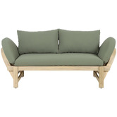 Temple &amp; Webster Martinique Acacia Wood Outdoor Daybed