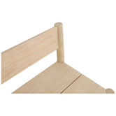 Temple &amp; Webster Andie Eucalyptus Wood Garden Bench