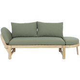 Temple &amp; Webster Martinique Acacia Wood Outdoor Daybed