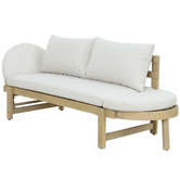 Temple &amp; Webster Martinique Acacia Wood Outdoor Daybed