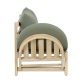 Temple &amp; Webster Martinique Acacia Wood Outdoor Daybed