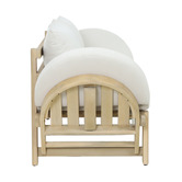 Temple &amp; Webster Martinique Acacia Wood Outdoor Daybed