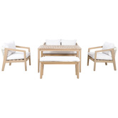 Temple &amp; Webster 6 Seater Bayview Outdoor Lounge Dining Set